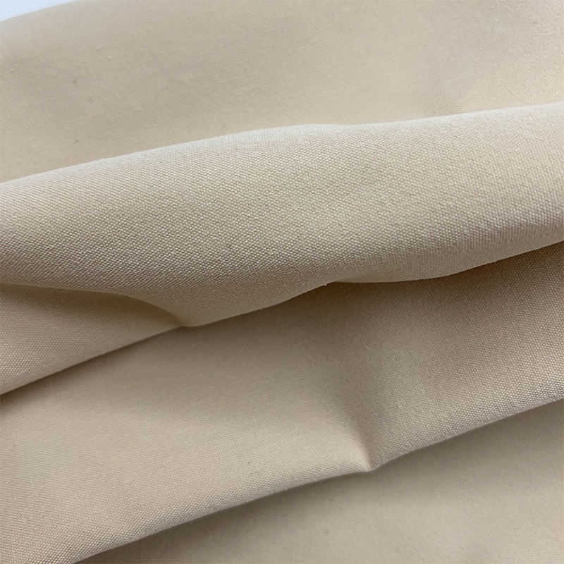 polyester fabric t400 plain weave cloth woven plain cotton imitation stretch silk cotton feel fabric