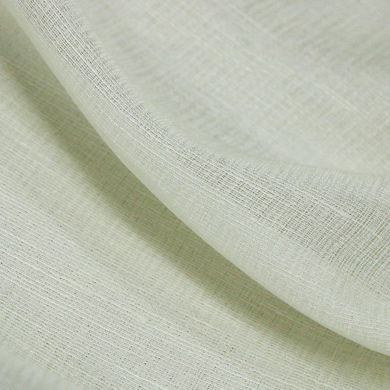solid color silk linen fabric georgette mulberry silk clothing dress silk blend linen fabric