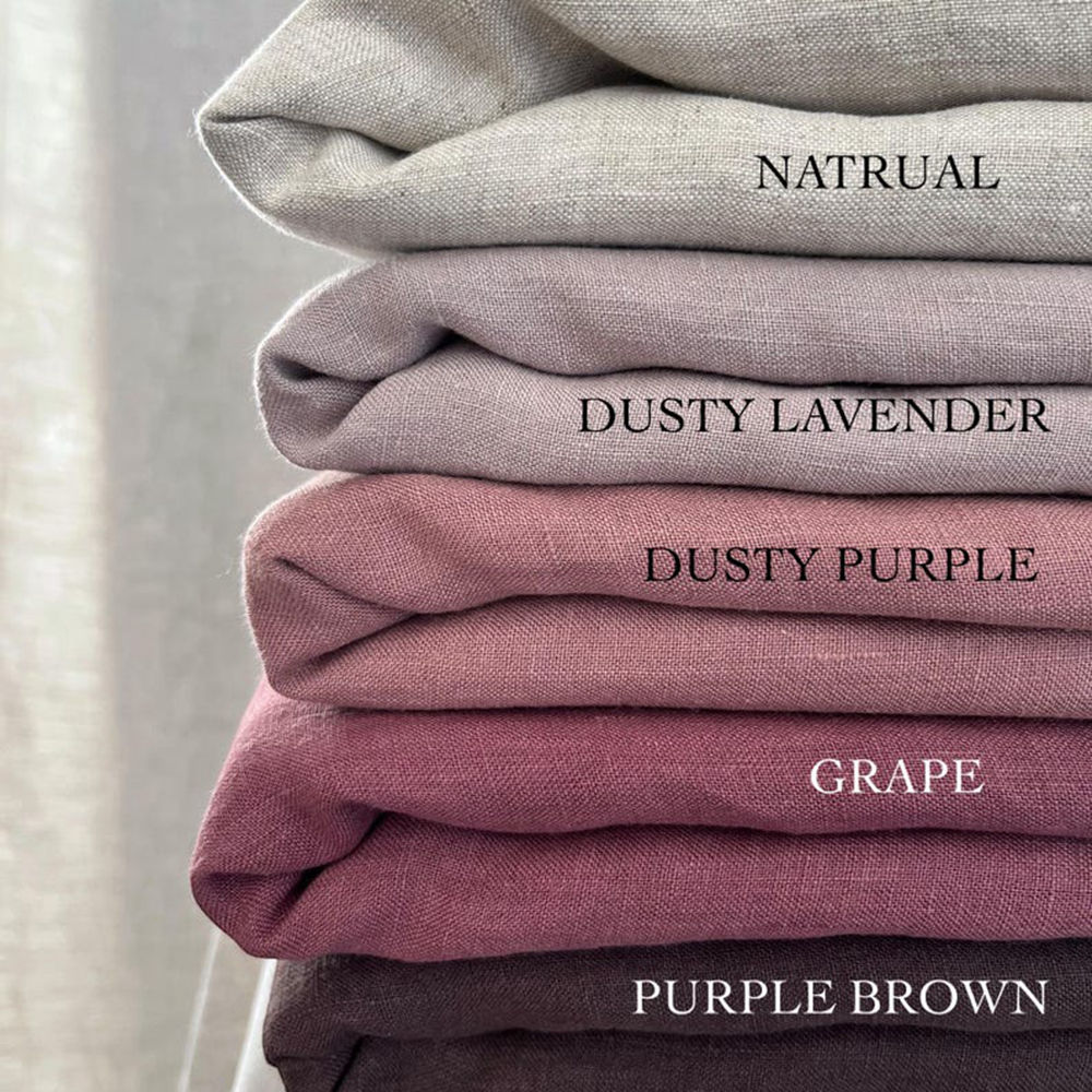high quality 100% organic linen fabric twill style natural plain clothing for shirt