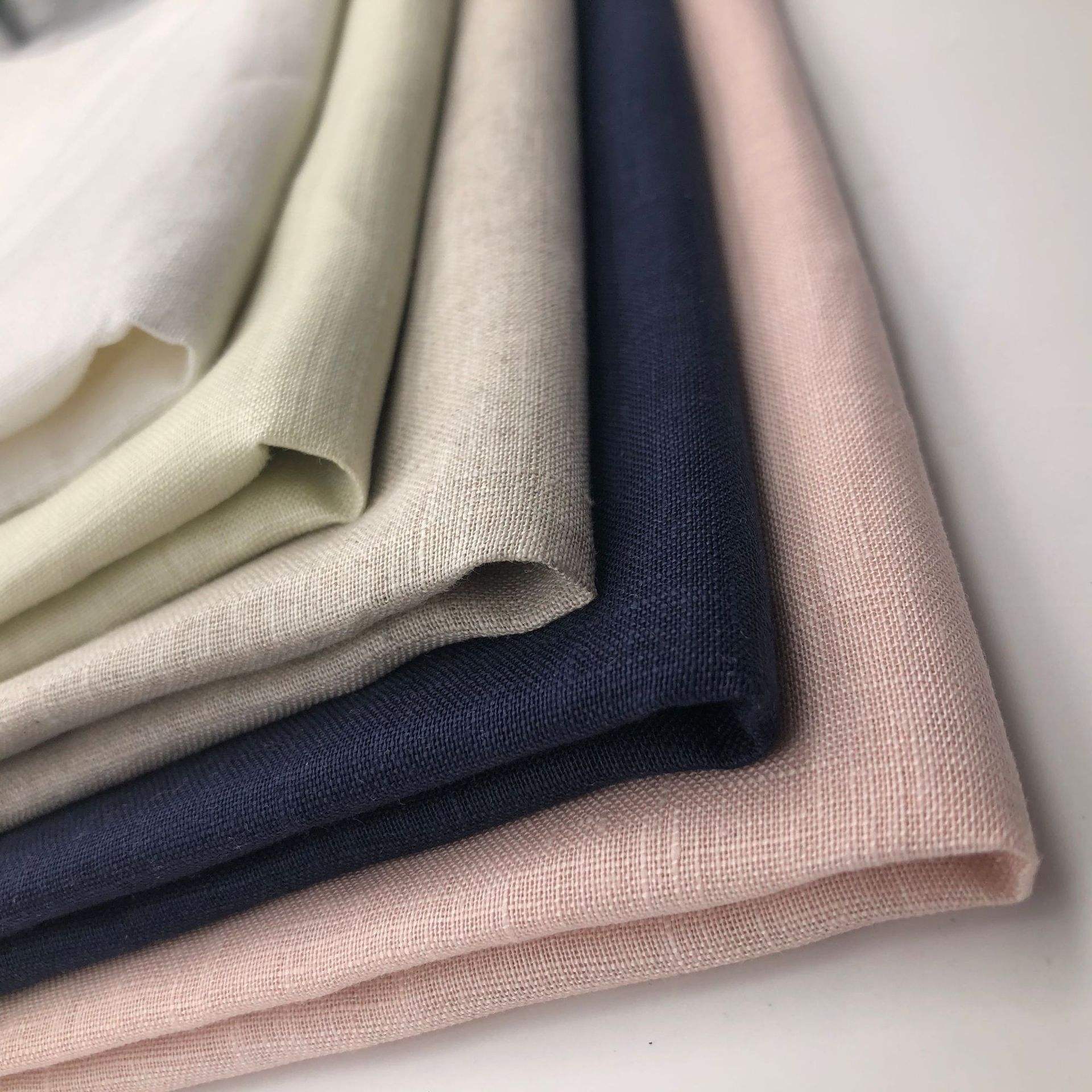 factory manufacture customize wholesale 100%linen fabric for clothing abaya muslim dress