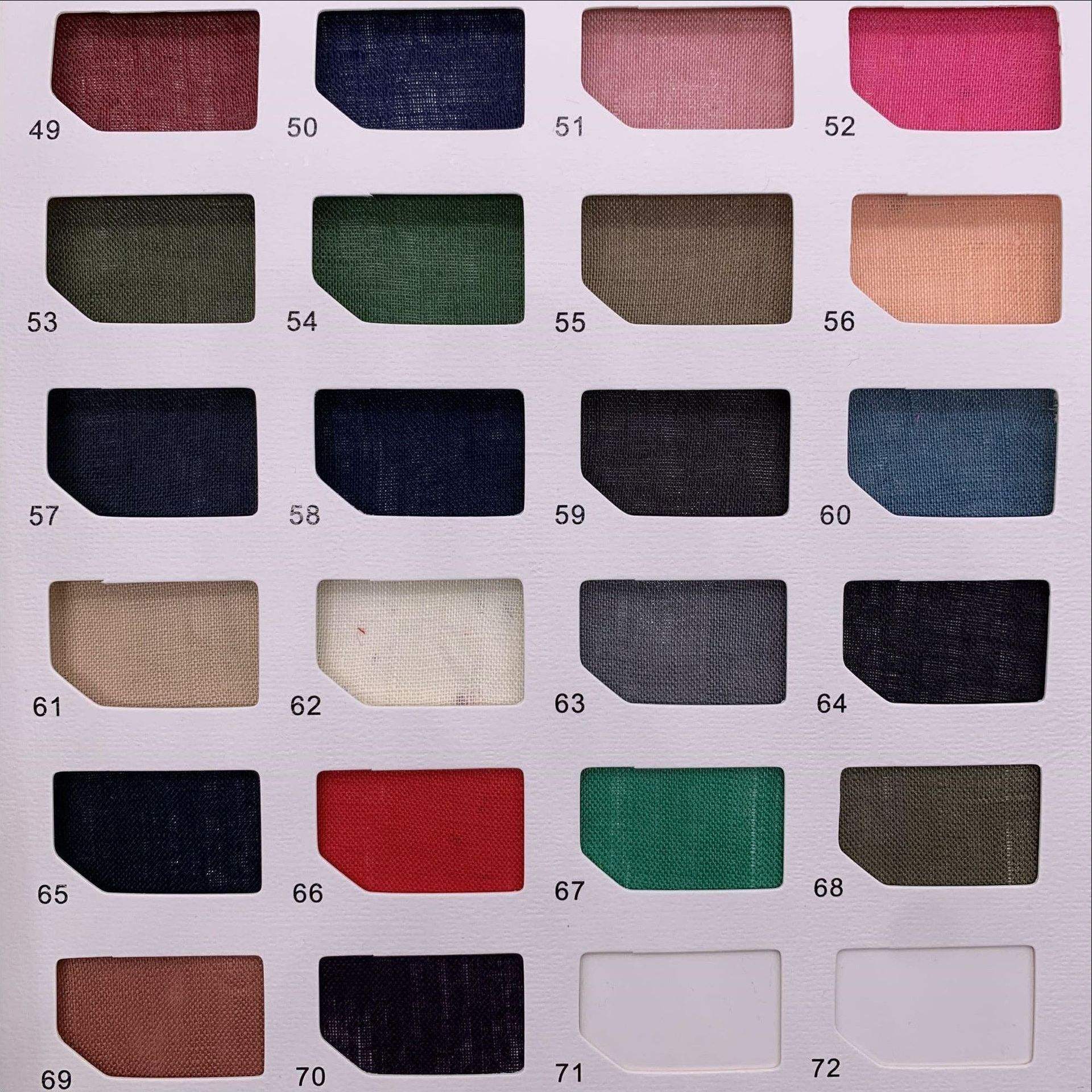 factory manufacture customize wholesale 100%linen fabric for clothing abaya muslim dress