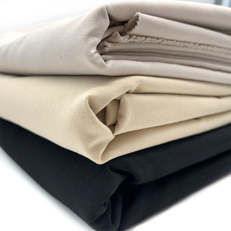 polyester fabric t400 plain weave cloth woven plain cotton imitation stretch silk cotton feel fabric