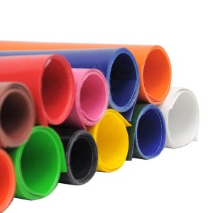 waterproof bache pvc coated tarpaulin polyester pvc fabrics rolls canvas for tent awnings truck cover