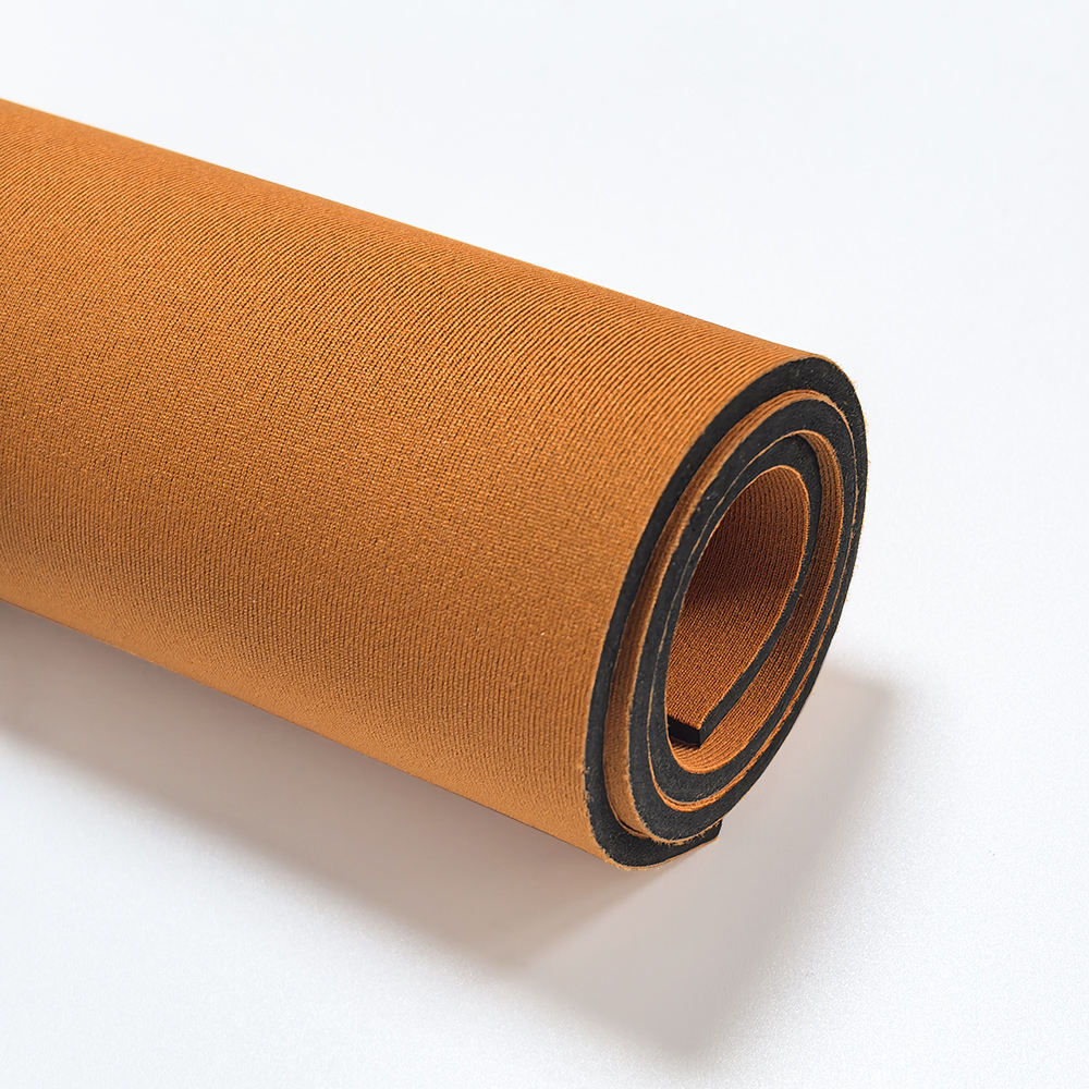 neoprene rubber sheet coated polyester nylon fabric 2mm 3mm 4mm neoprene fabric for clothing